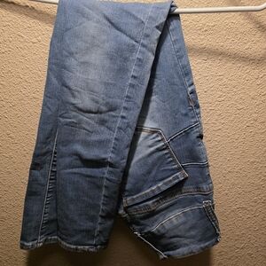 High Rise Blue Jeans